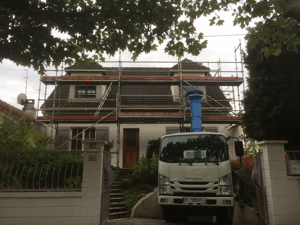 Rénovation totale de toiture à Montesson