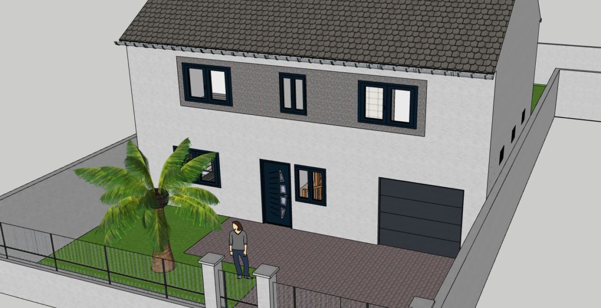 Projet de maison sur deux niveaux