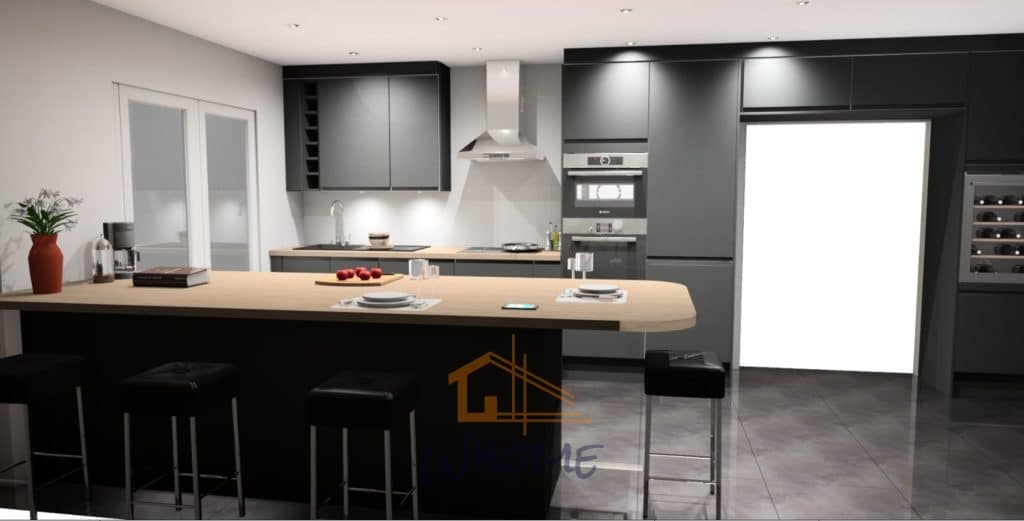whome cuisine un pan de mur chatou