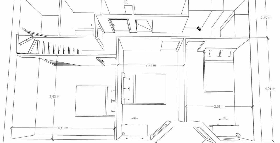 Harmonisation des espaces d’une maison atypique des Yvelines