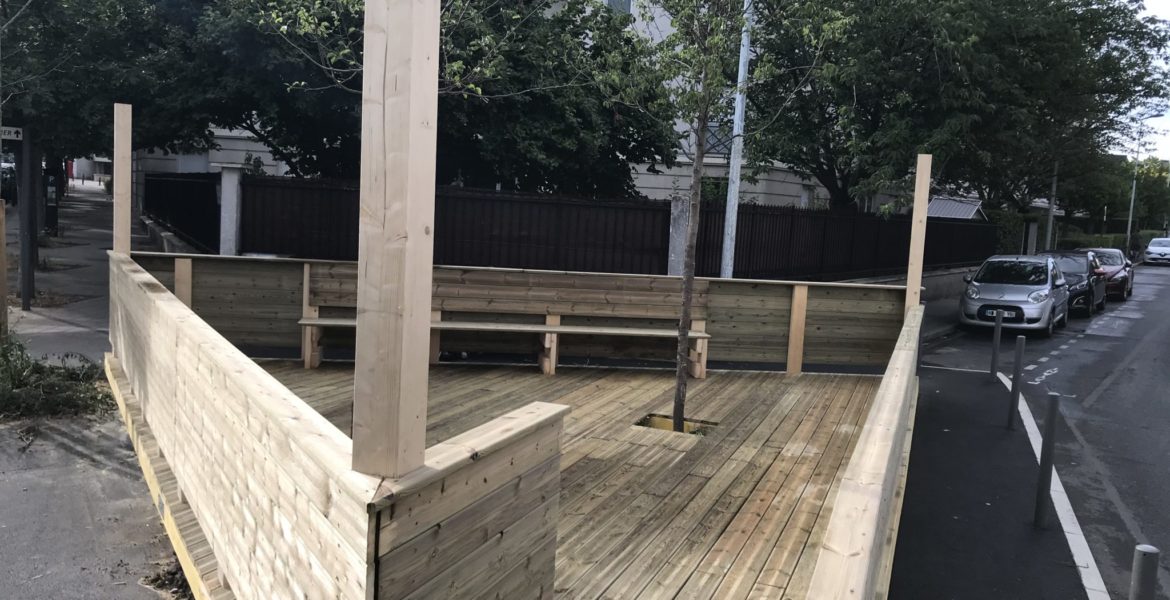 Création d’une terrasse bois à Houilles